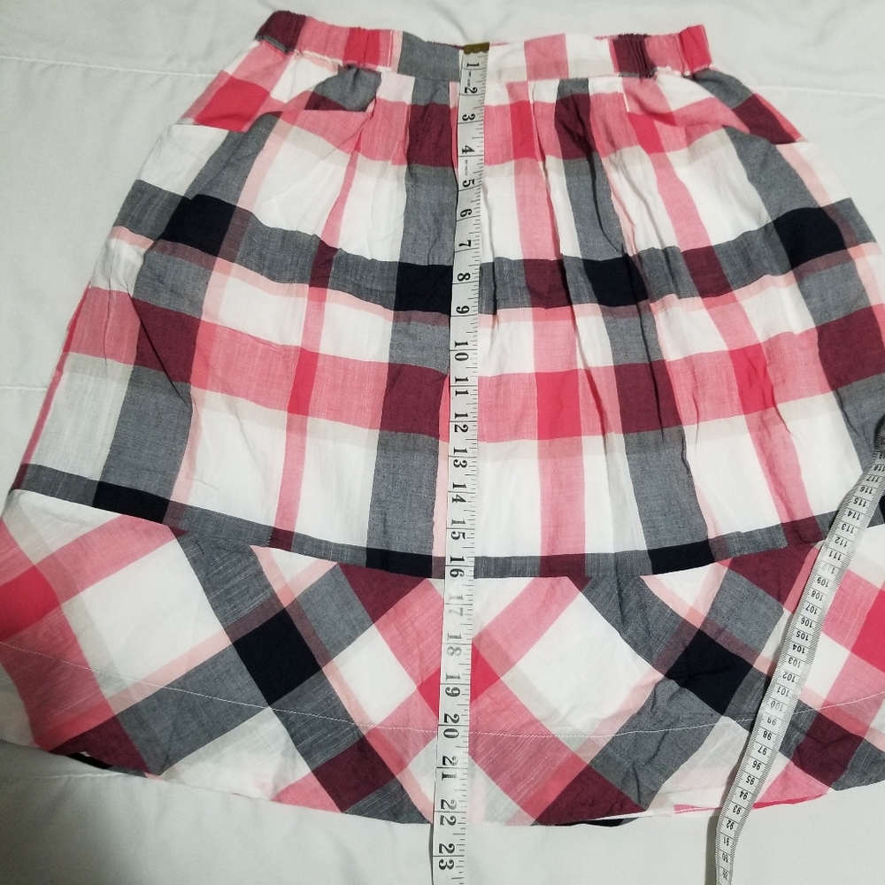 Joe Fresh Pink,Gray,Black And White Patterned Skirt Size Small - Picture 4 of 12